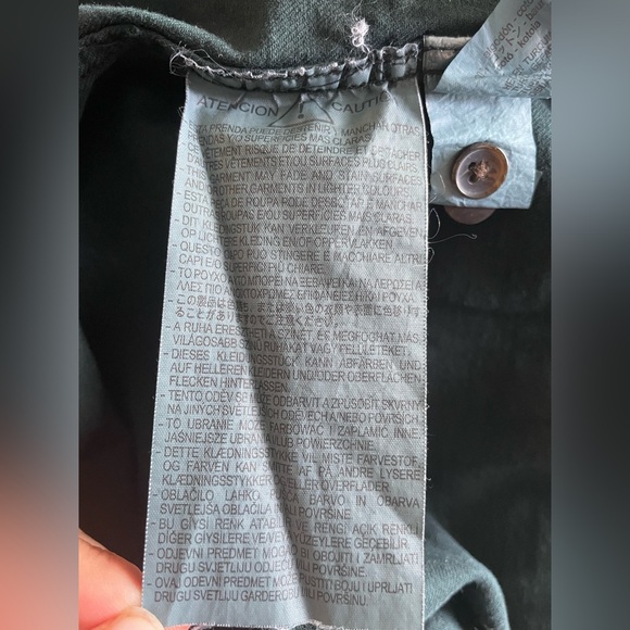 Zara Men Button Up Green Shirt Size Medium - Picture 7 of 9